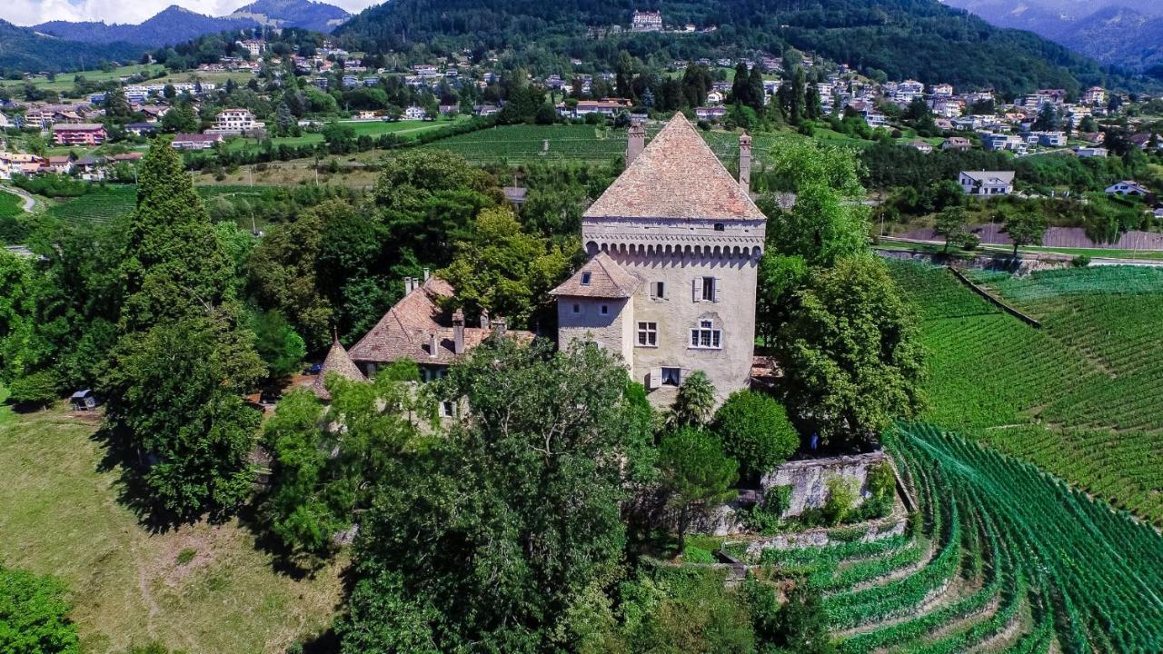 A Castle Spirit Apartment In Chateau Du Chatelard Clarens Kültér fotó