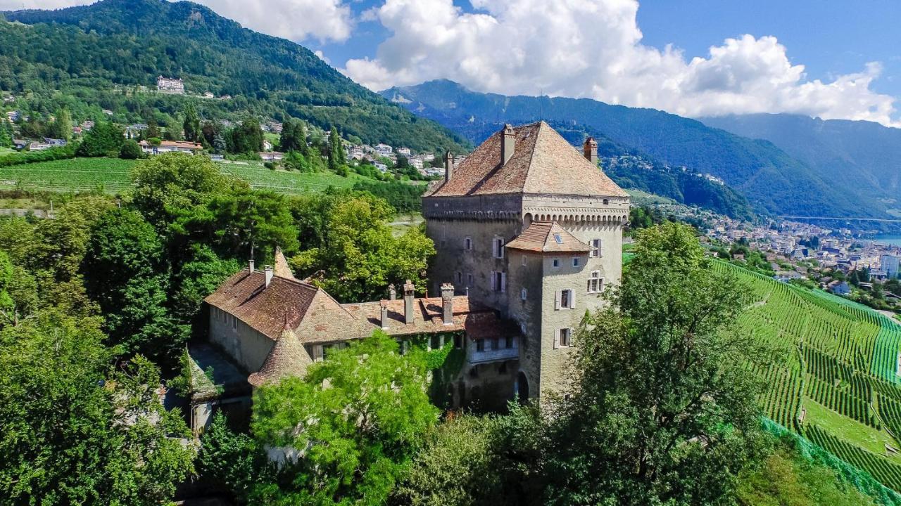 A Castle Spirit Apartment In Chateau Du Chatelard Clarens Kültér fotó